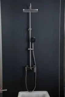 Душевая стойка Gappo G2448-9 оружейная сталь